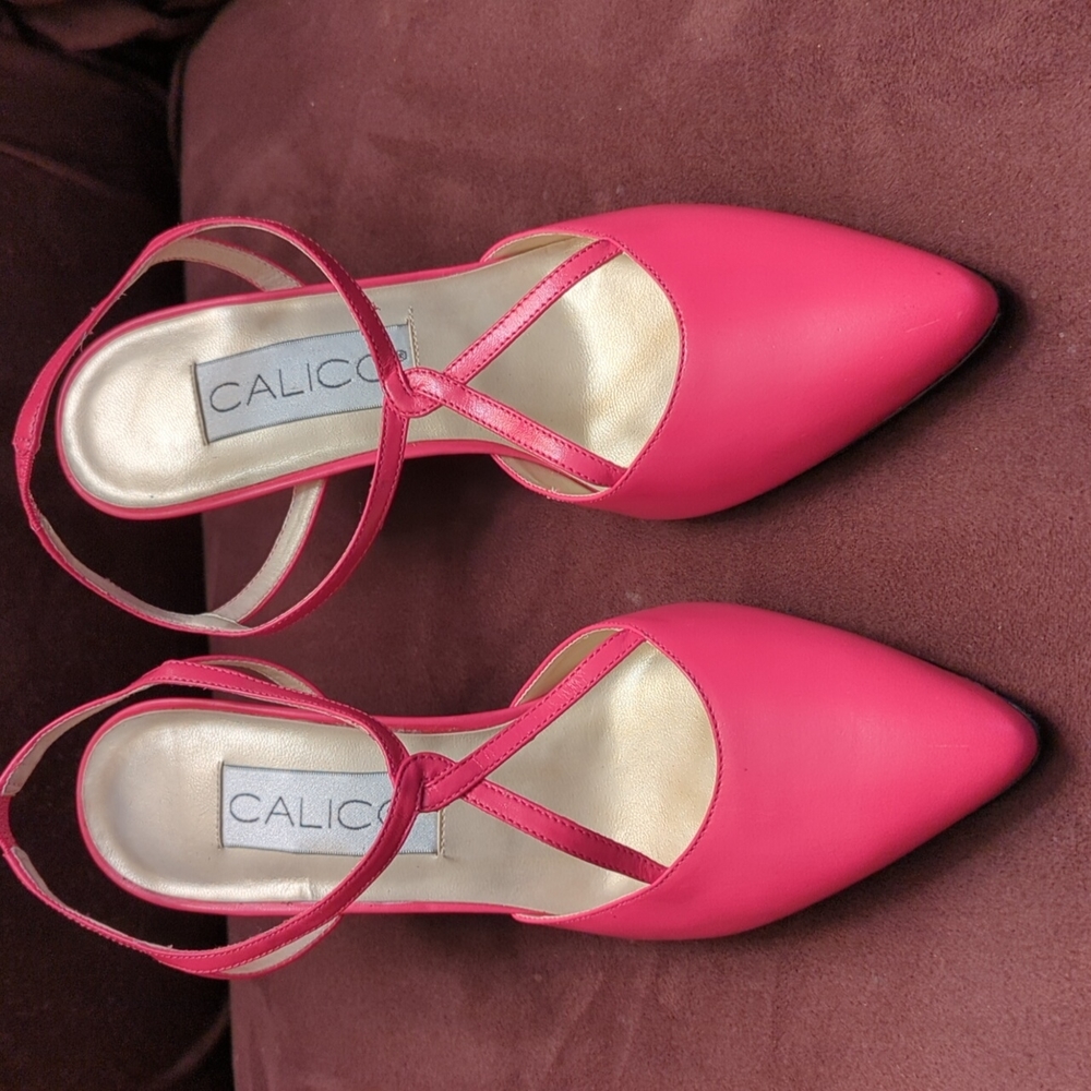 Calico Shoes size 6 heels